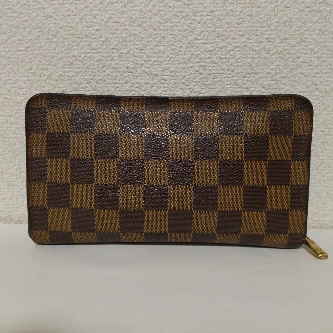 ルイヴィトン ポルトモネジップ ダミエ ラウンドファスナー 長財布