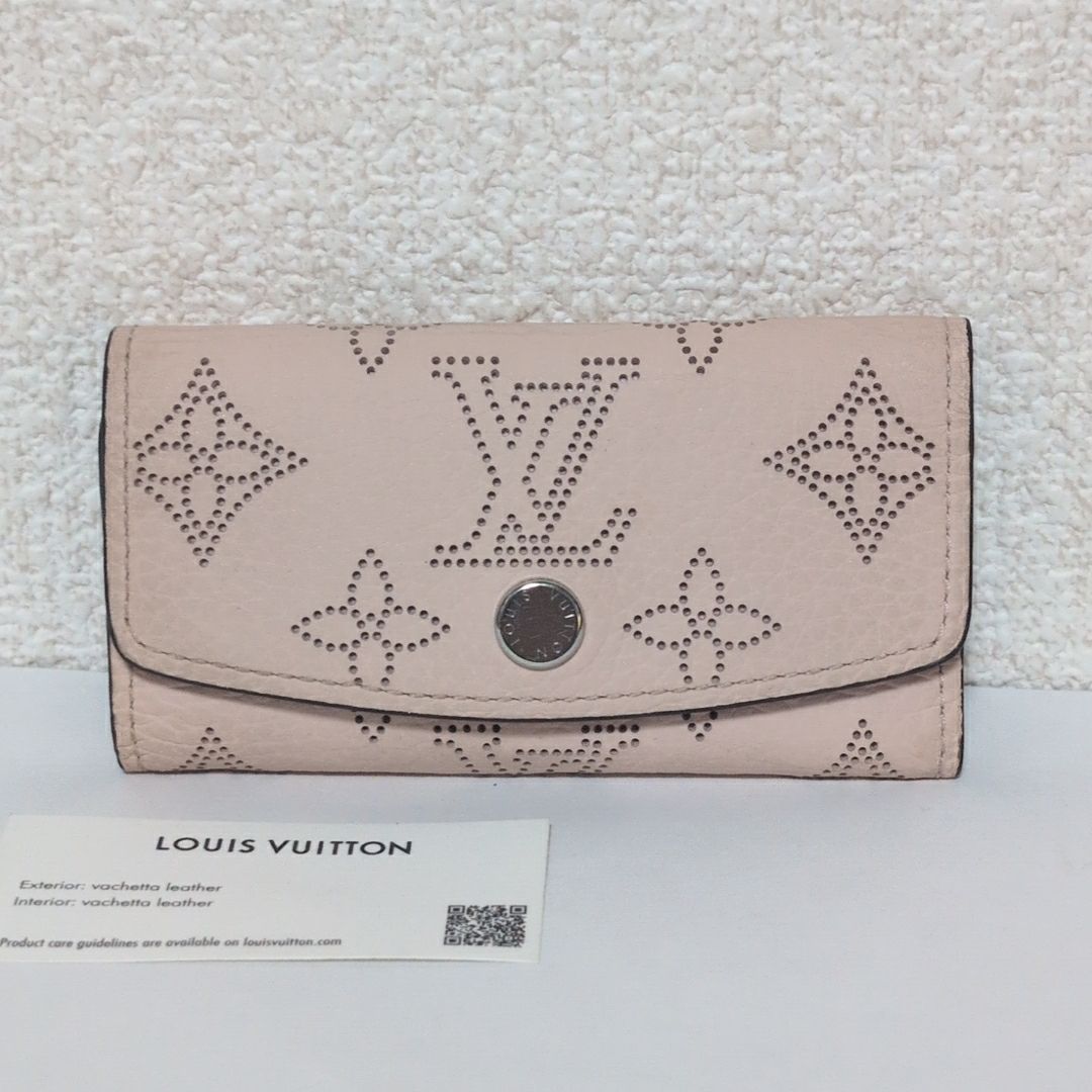 美品 ルイヴィトン ミュルティクレ4 マグノリア モノグラムマヒナ