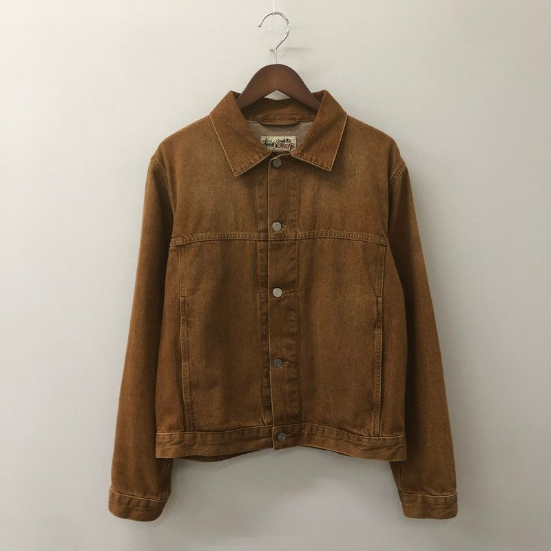 【現行品】STUSSY DENIM TRUCKER JACKET(ステューシー) 中古品】STUSSY ステューシー TRUCKER JACKET DENIM 115839 ビンテージ