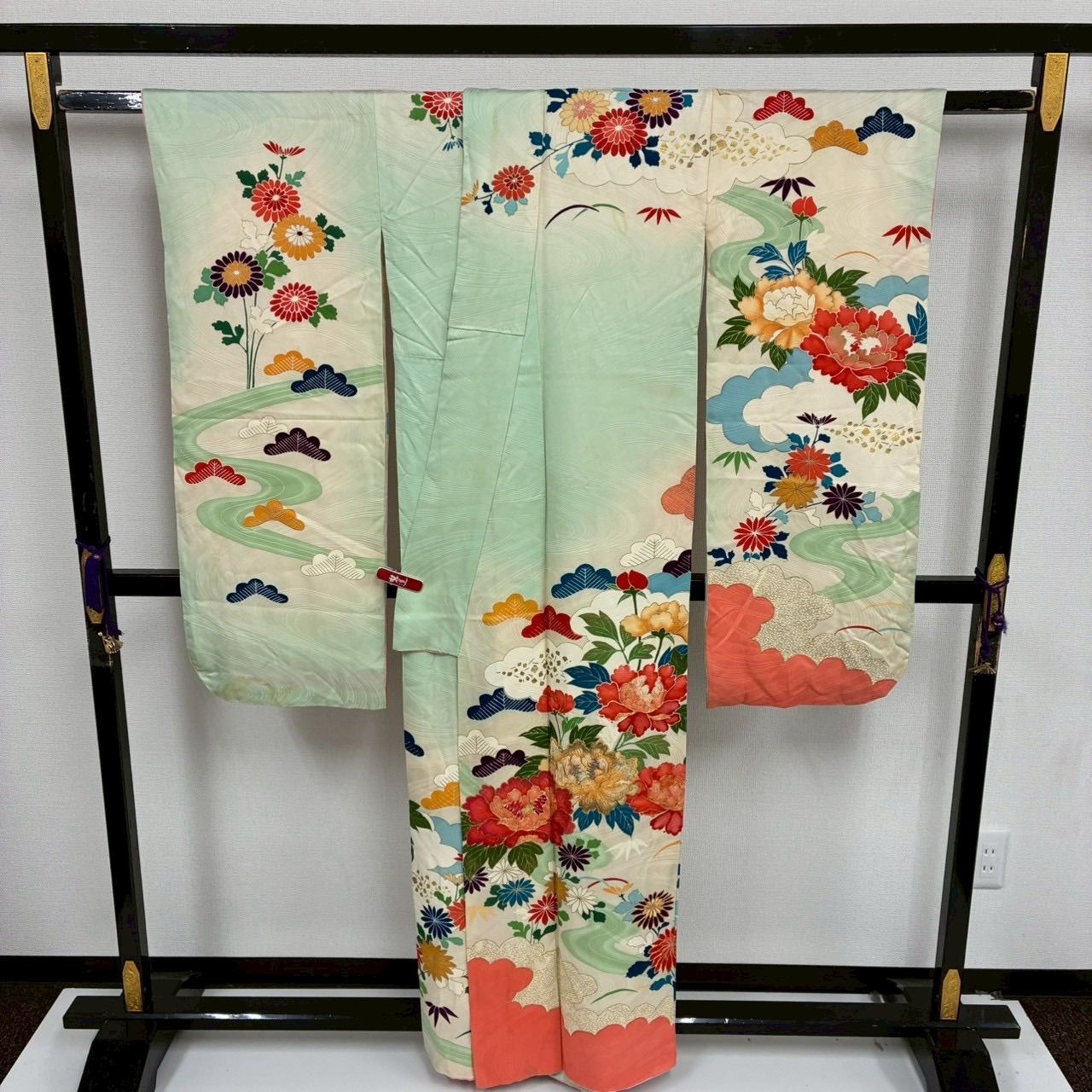 振袖 アンティーク 金駒刺繍 友禅 正絹 着物 MK-2918 - メルカリ