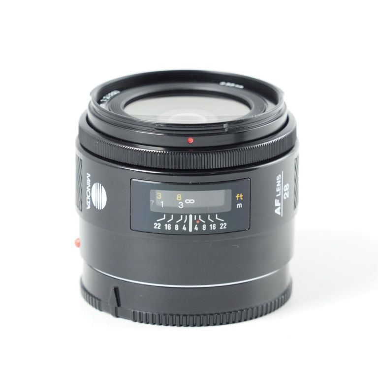 MINOLTA ミノルタ AF 28mm F2 ソニーAマウント 前期型 #14296 - メルカリ