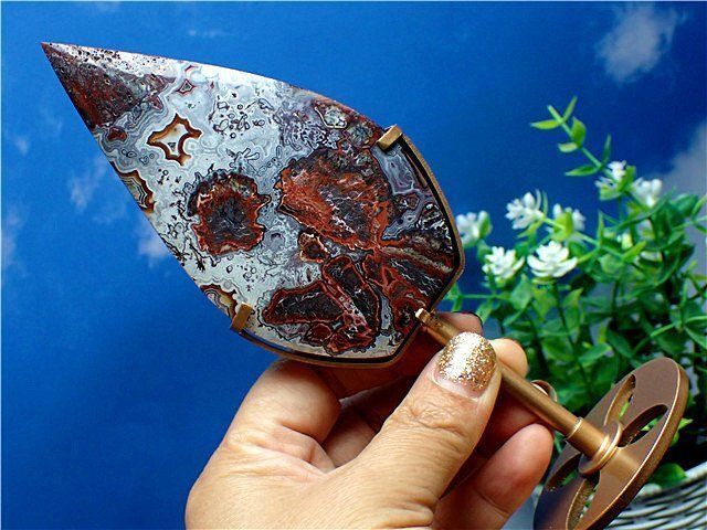 AAA級☆天然アゲート（メノウ 瑪瑙）原石YT5Y3/96Y128C - メルカリ