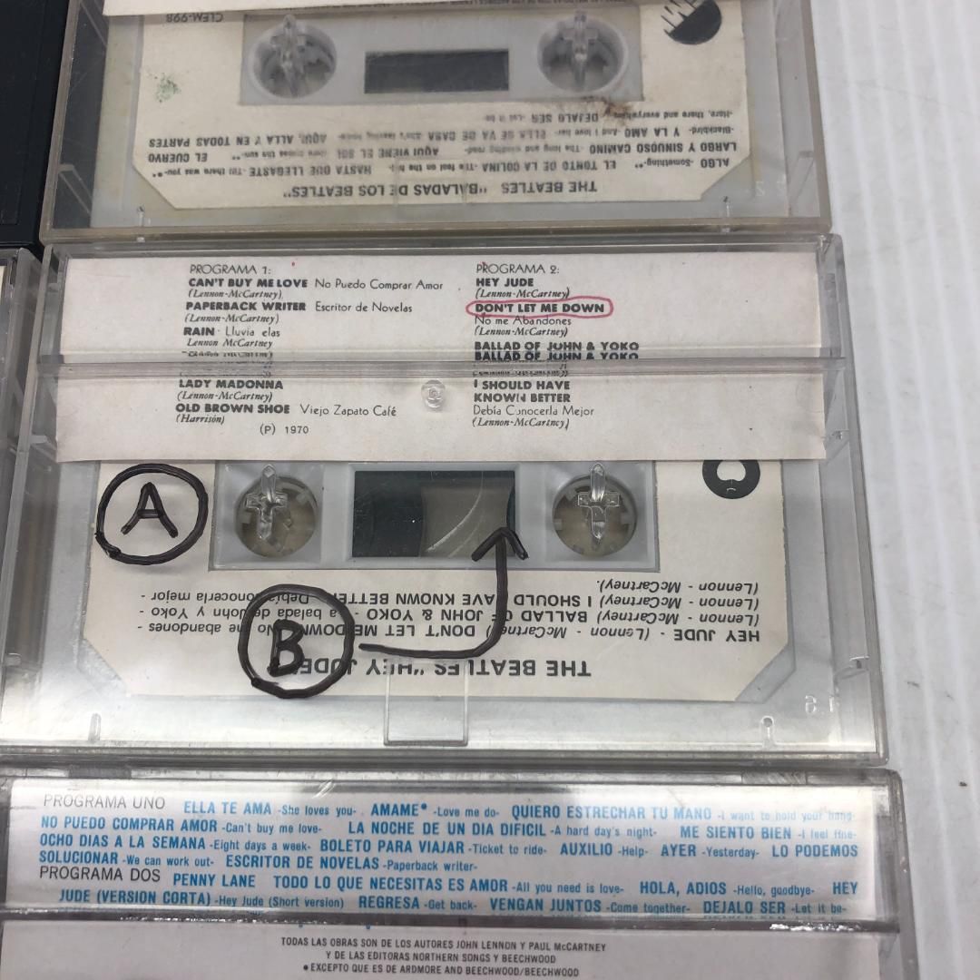 【9点】THE BEATLES カセットテープ CAPITOL EMI 9点】THE BEATLES カセットテープ CAPITOL EMI - メルカリ