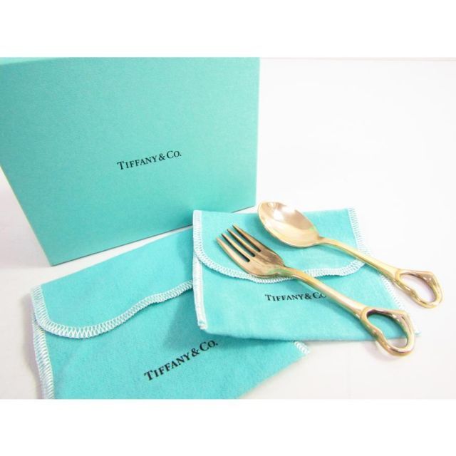 TIFFANY&CO. ティファニー オープンハート ベビースプーンフォーク