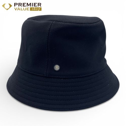 エルメス ハット カルヴィ ミラノジャージー 58 ノワール レーヨン