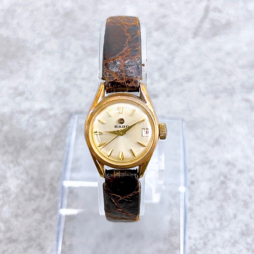 H-487 RADO ラドー レディース腕時計 手巻き 5720604 ゴールド文字盤