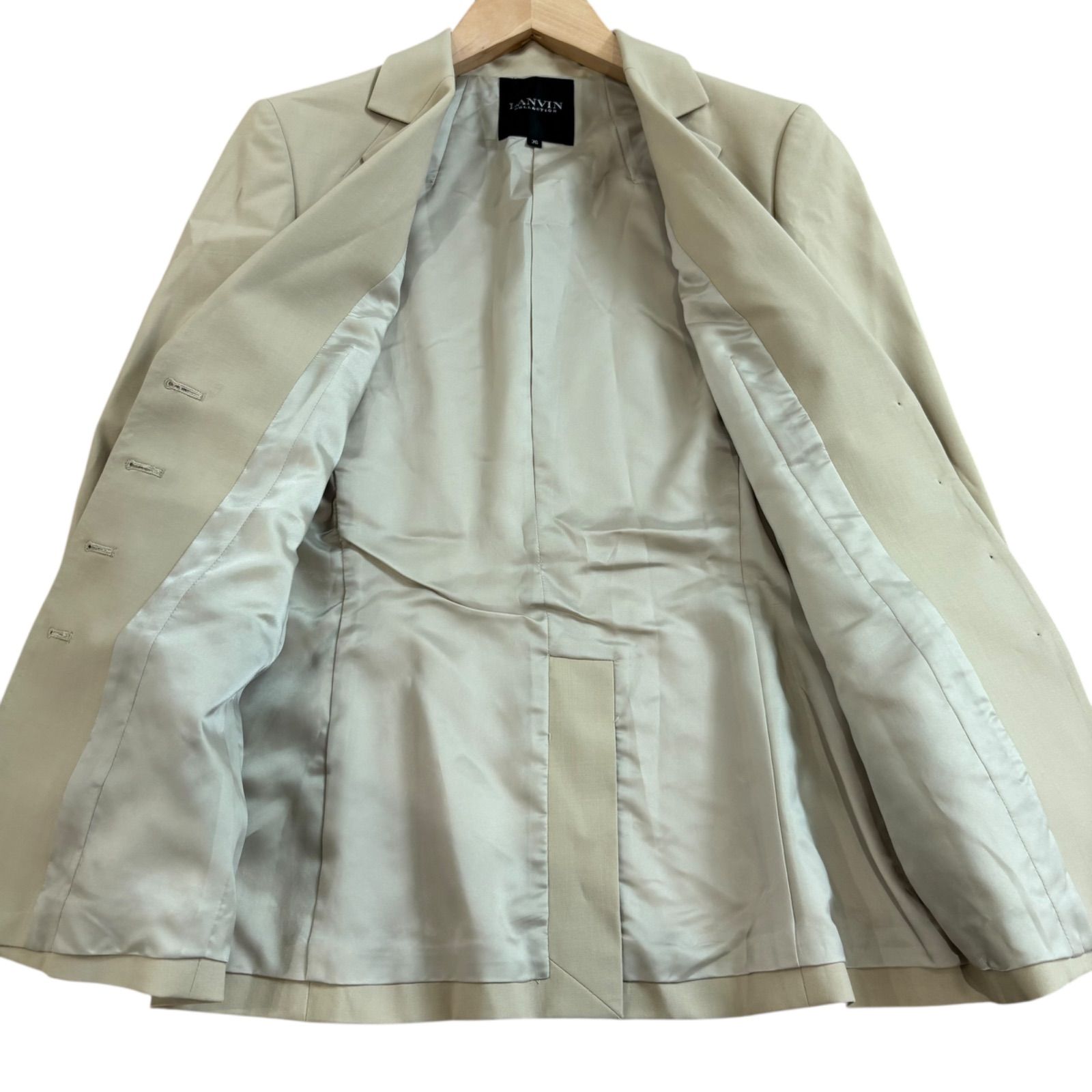 Z1718 LANVIN collection ランバンコレクション テーラードジャケット