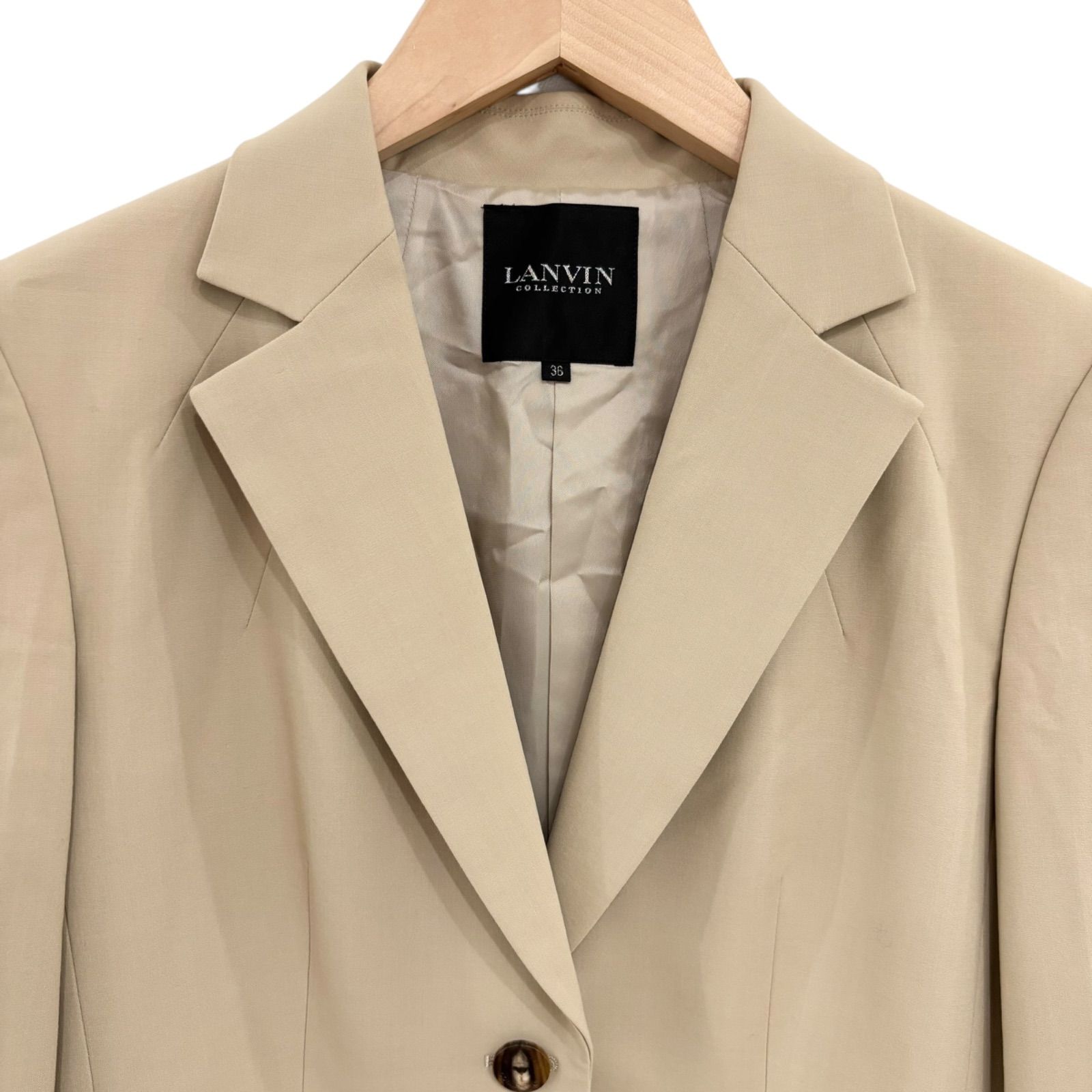 Z1718 LANVIN collection ランバンコレクション テーラードジャケット
