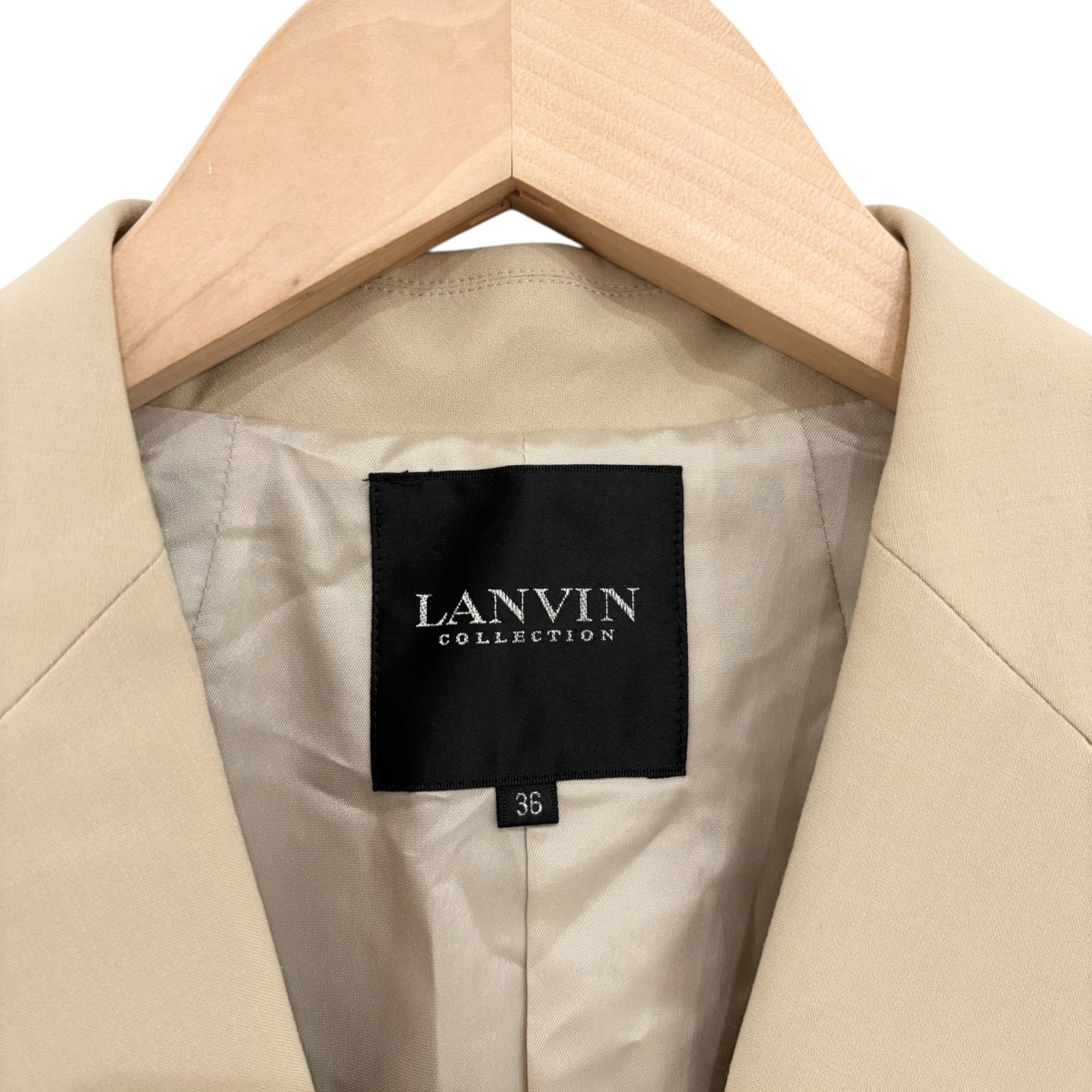 Z1718 LANVIN collection ランバンコレクション テーラードジャケット