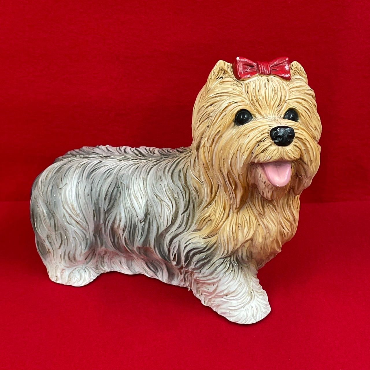 犬の置物 ヨークシャーテリア C.Boldrini イタリア製 ガーデニング