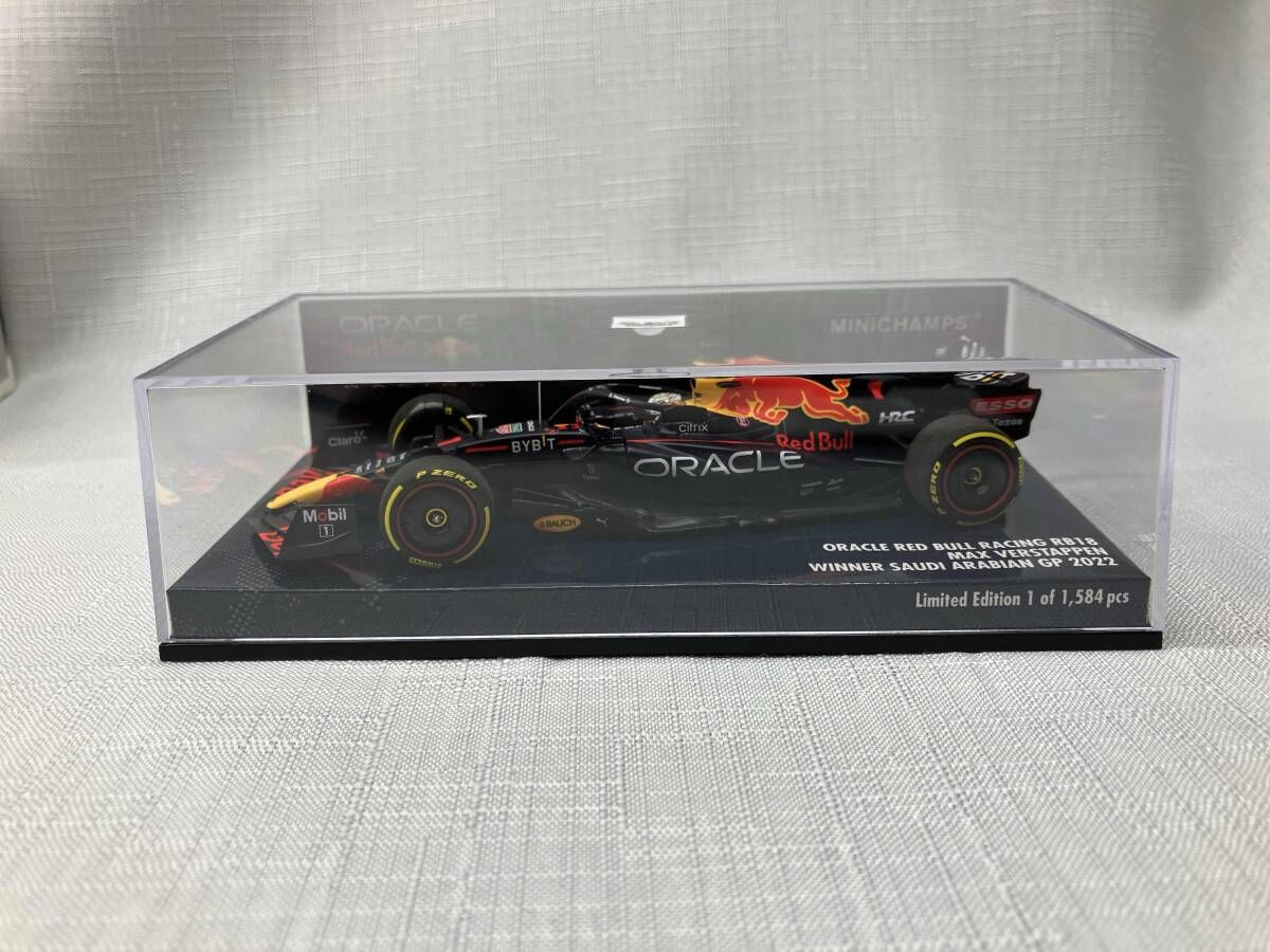 1 43 オラクル レッド ブル レーシング RB 18 マックス フェルスタッペン サウジアラビアGP 2025 ウィナー ミニチャンプス