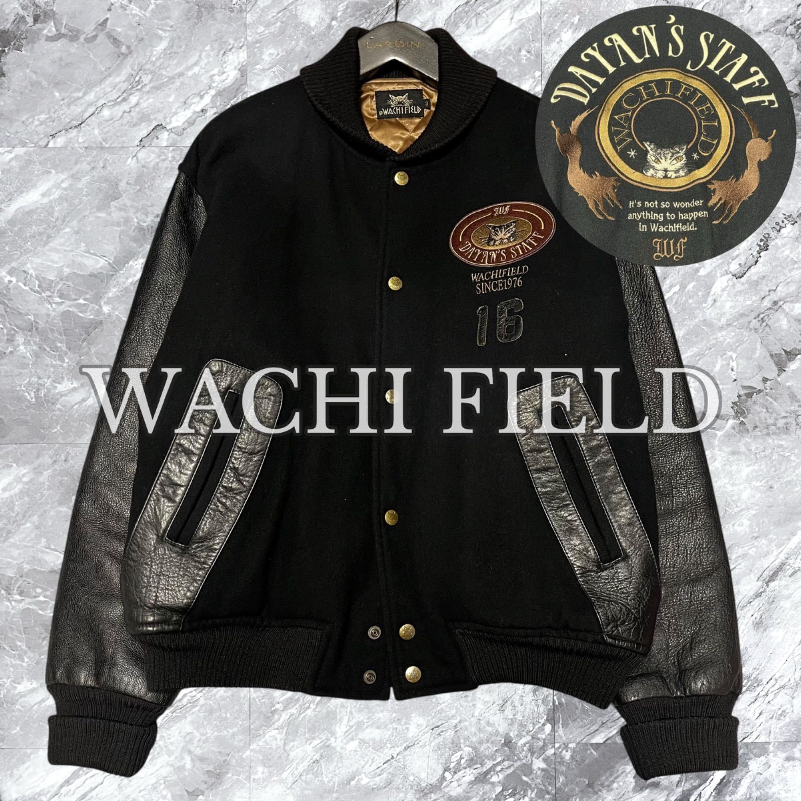 極美品 WACHI FIELD わちふぃーるど スタジャン ダヤン ウール