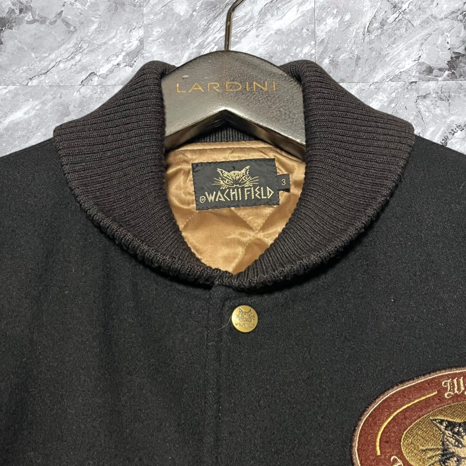 わちふぃーるど ダヤン スタジャン 極美品 WACHI FIELD わちふぃーるど スタジャン ダヤン ウール