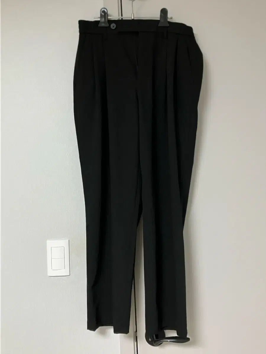 247シリーズ maxi wide スラックス ブラック S