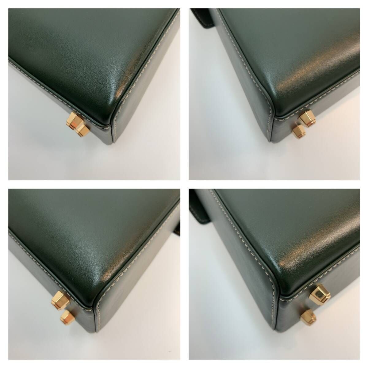 ☆ CAFUNE カフネ 2WAY ハンドバッグ ショルダーバッグ グリーン 通年 