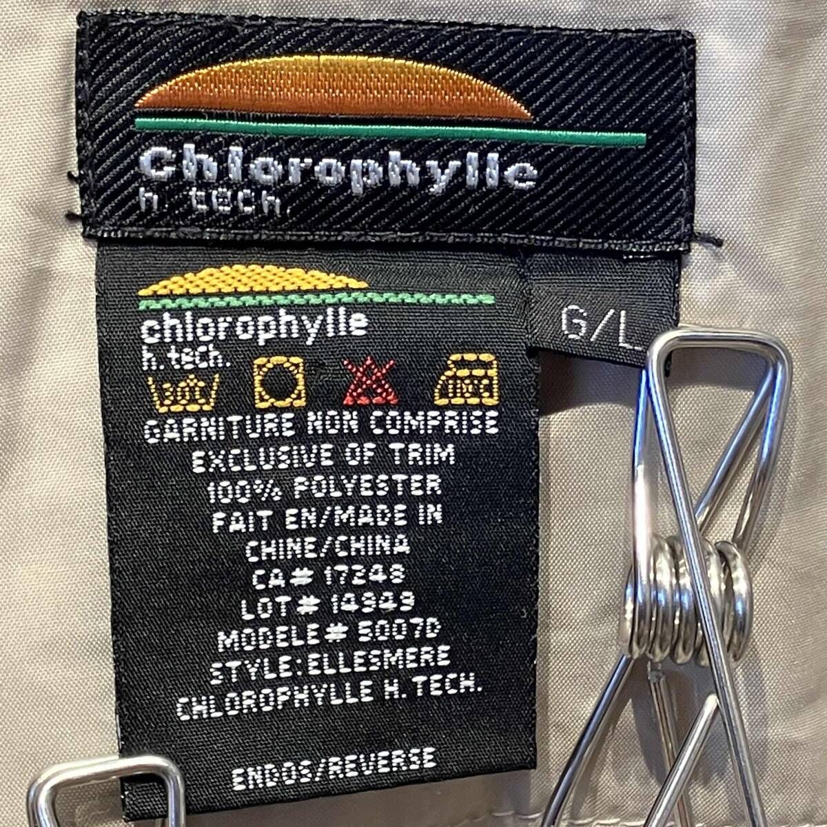 chlorophylle ダウンジャケット ギミック size L ベージュ 