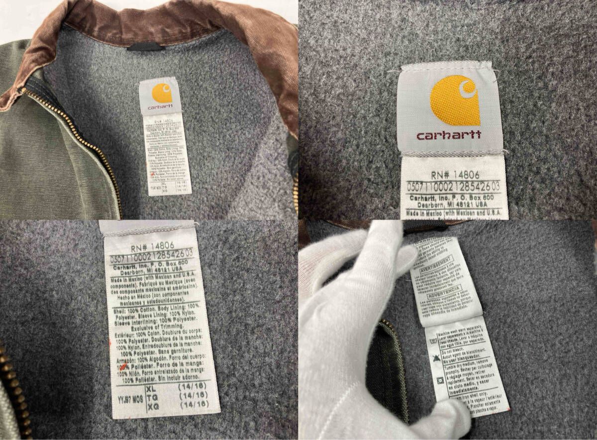 Carhartt カーハート デトロイトジャケット YYJ97 MOS モスグリーン