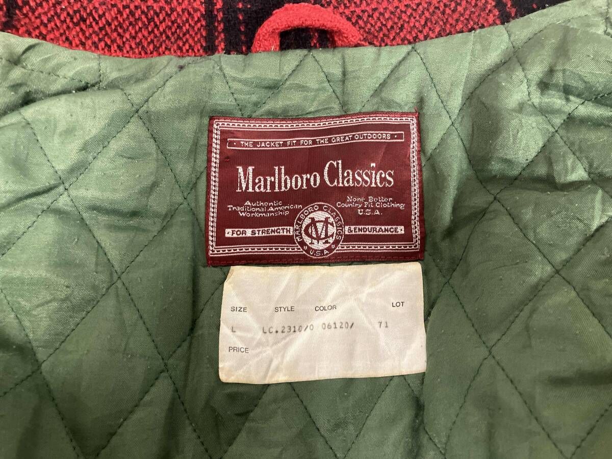 90s Marlboro Classics マルボロクラシックス ウールコート ブラック