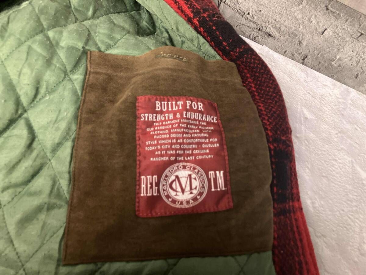 90s Marlboro Classics マルボロクラシックス ウールコート ブラック