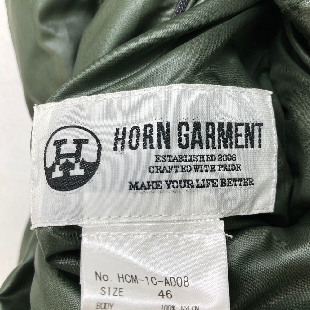 サイズ：46 HORN GMT ホーン ガーメント リバーシブル ダウンベスト