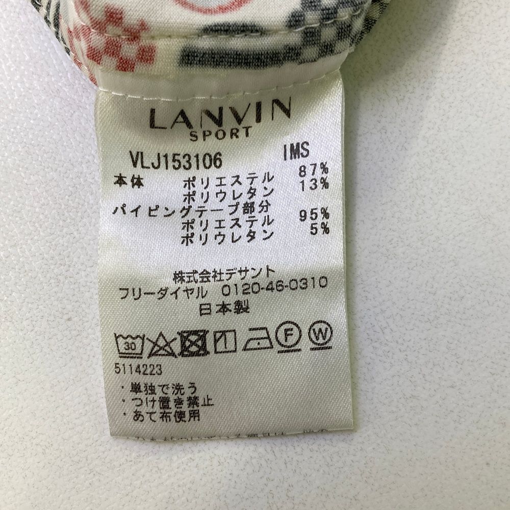サイズ：42 LANVIN SPORT ランバン スポール ハーフジップ 半袖Tシャツ
