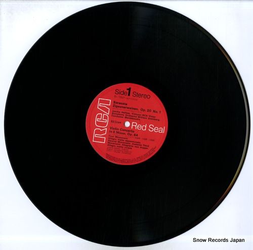 レコード】ヤッシャ・ハイフェッツ サラサーテ：ツィゴイネルワイゼン