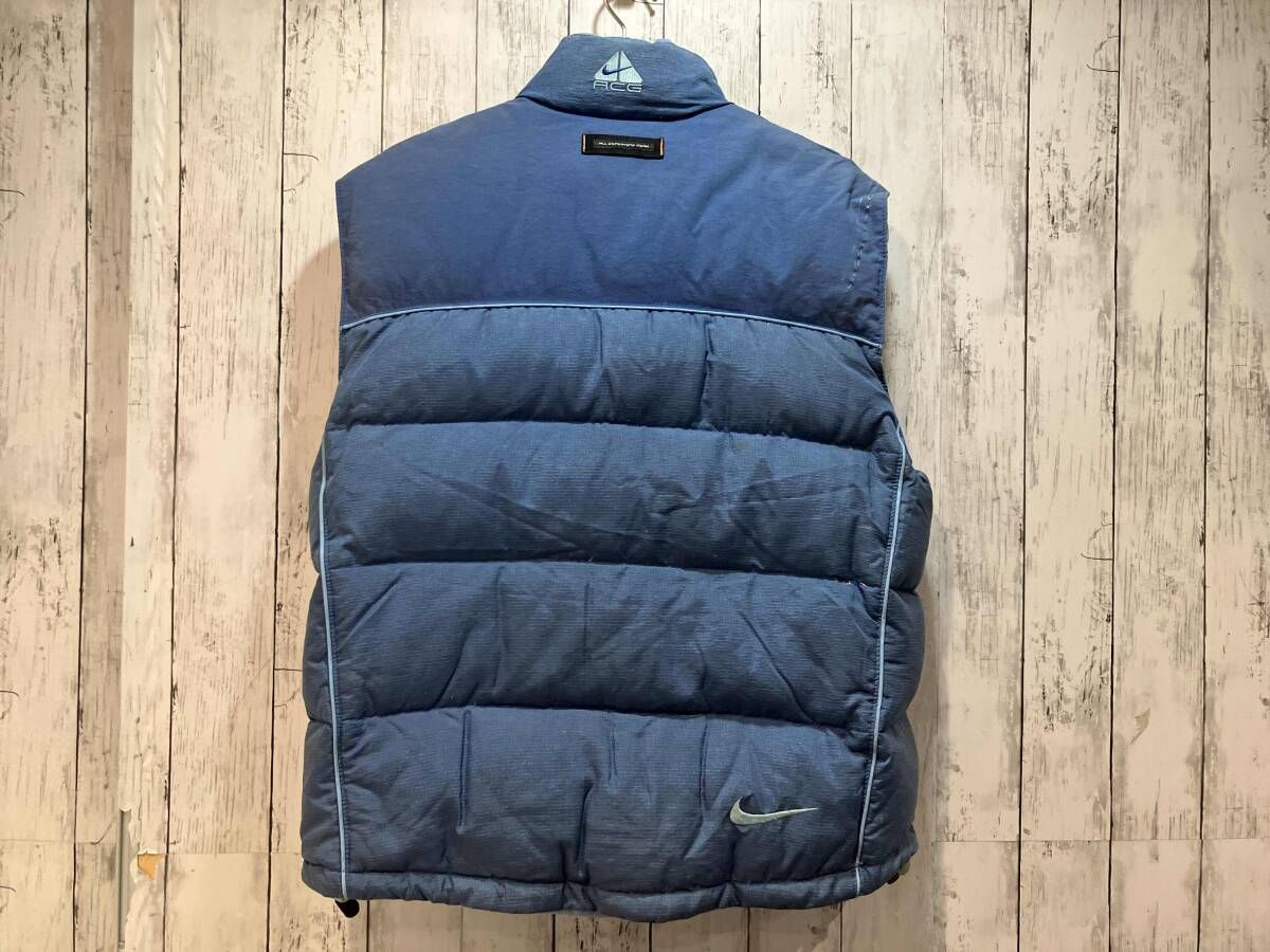 NIKE ACG ダウンベスト F7-YNG ブルー M - メルカリ
