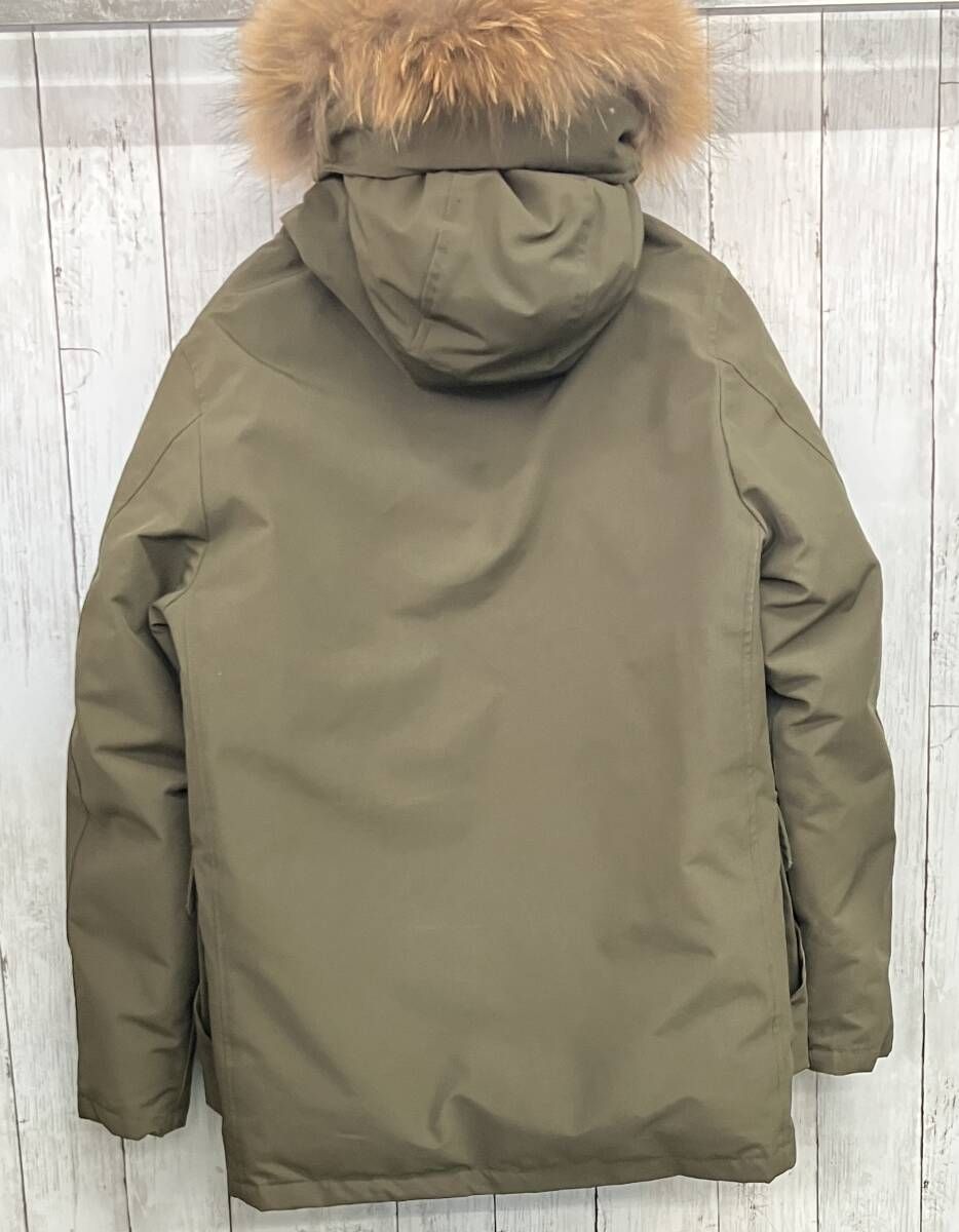 DANTON ダウンジャケット　オリーブ　34 DANTON ダウンジャケット ダントン フーデットダウン 20A-FA-001