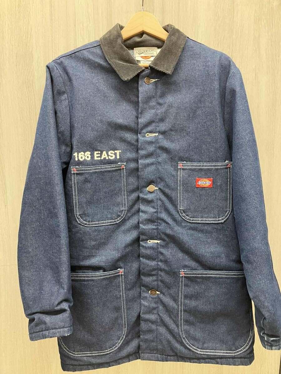 Dickies ディッキーズ カバーオール デニム 襟コーデュロイ 裏地