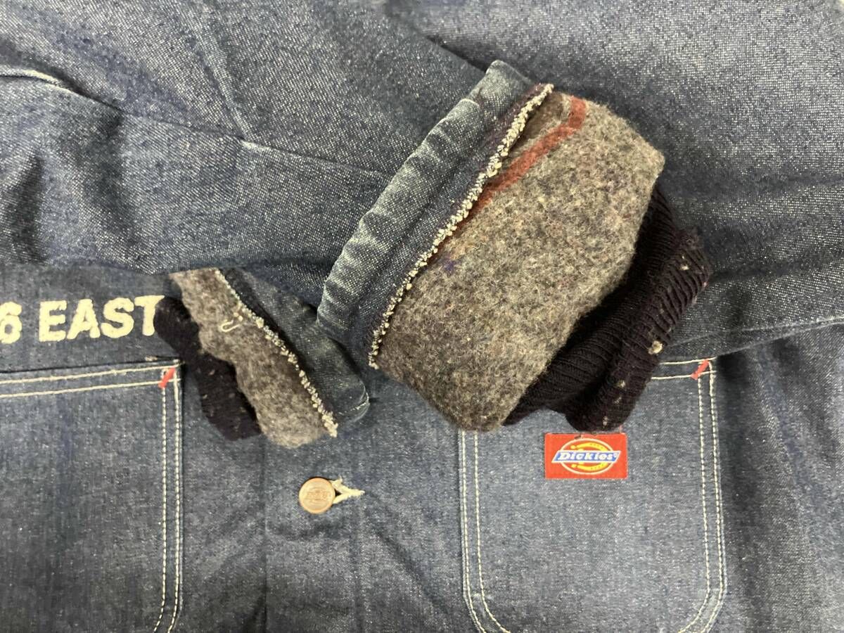 Dickies ディッキーズ カバーオール デニム 襟コーデュロイ 裏地