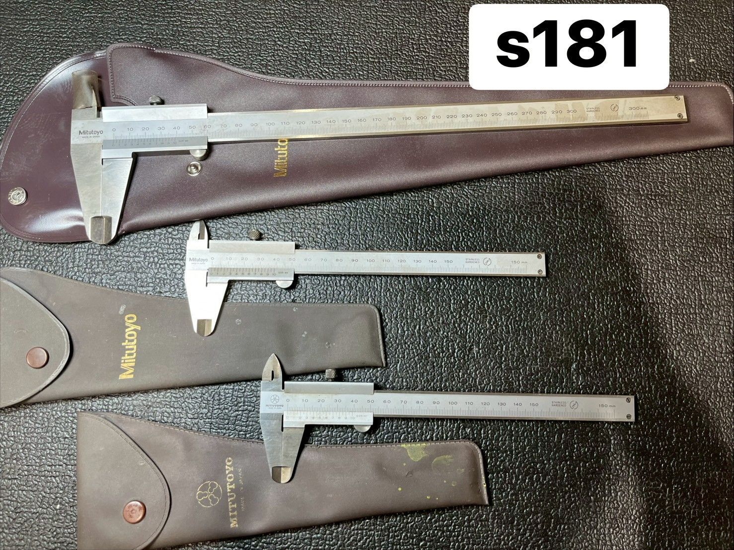 み ミツトヨ 三豊 ノギス のぎす スケール 300ｍｍ 30ｃｍ 150ｍｍ 15ｃｍ 3本セット ｓ181