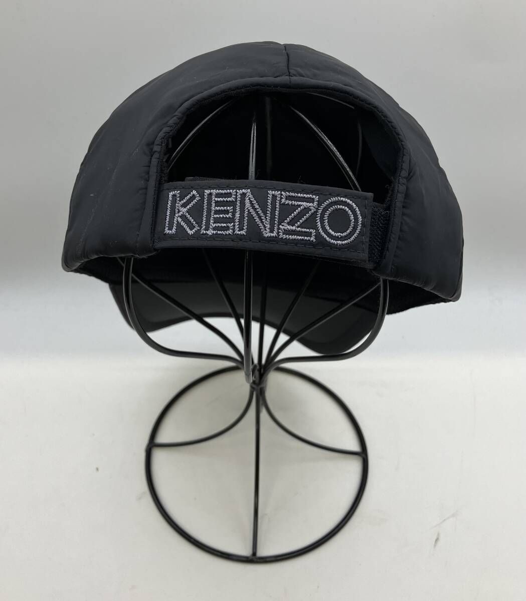 KENZO ケンゾー/ベースボールキャップ/中綿/タイガー刺繍/ブラック