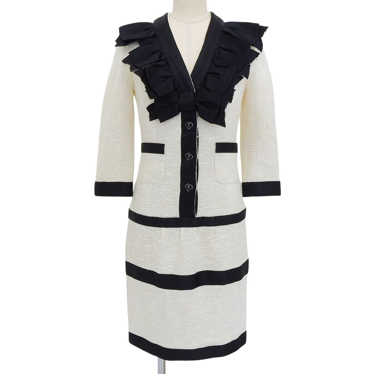 シャネル CHANEL クルーズコレクション バイカラー ツイード