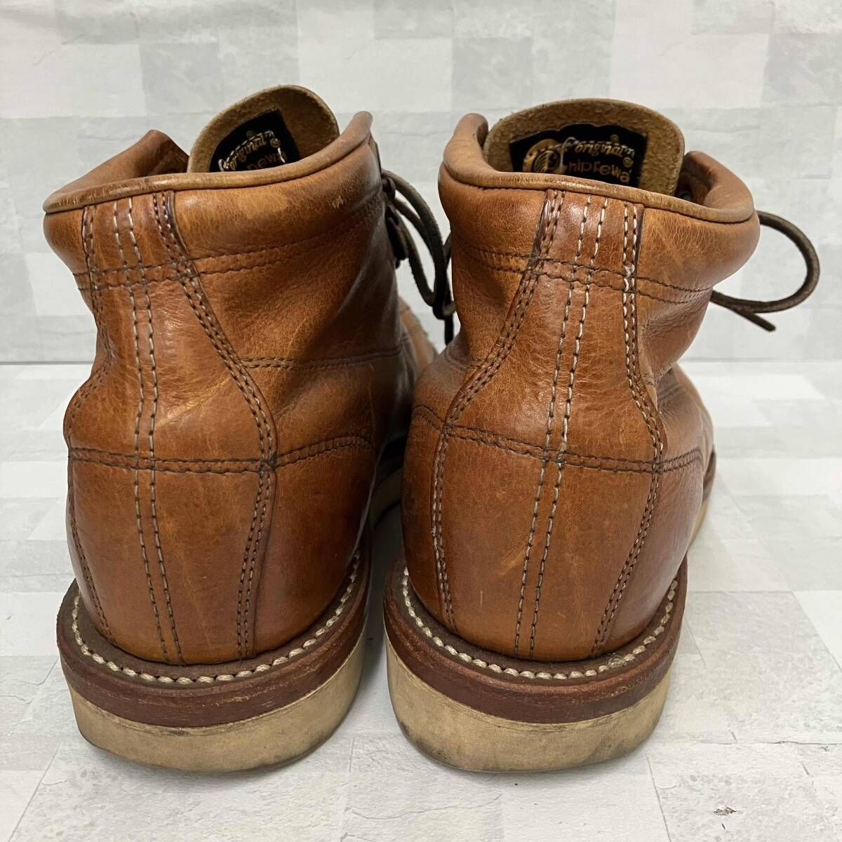 CHIPPEWA チペワ モンキーブーツ レザー 91074 25cm ブラウン - メルカリ