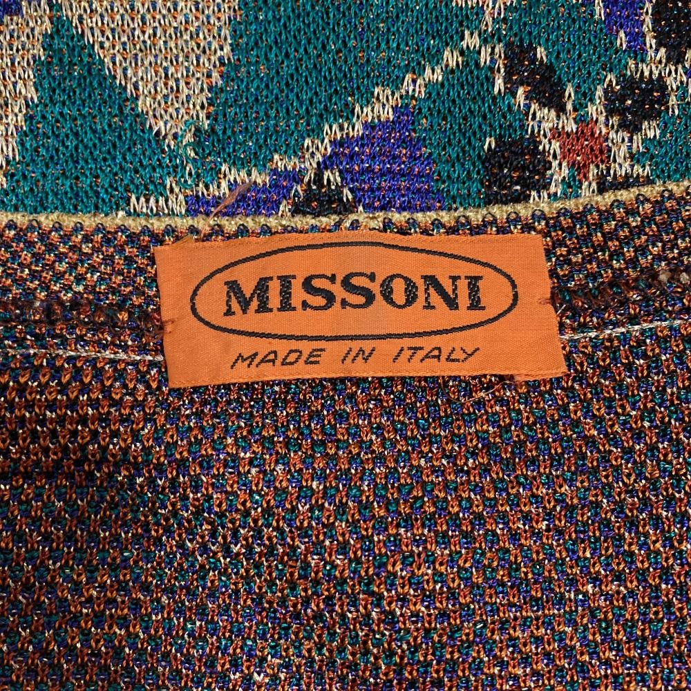 良品 MISSONI ミッソーニ ジャガードニット セーター ひざ丈 スカート