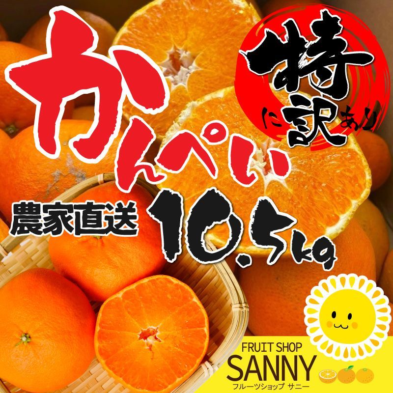 訳あり愛媛県産 甘平 10.5kg 希少品種 かんぺい - メルカリ