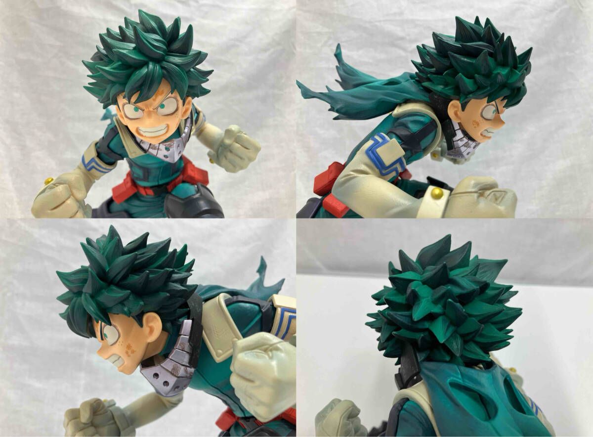 僕のヒーローアカデミア 緑谷出久 フィギュア ジオラマ 風 台座 セット