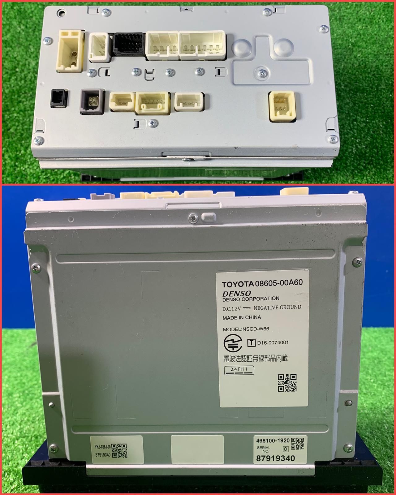 ZT-7652] NSCD-W66 地図：2016 トヨタ ナビ Bluetooth内蔵 08605-00A60