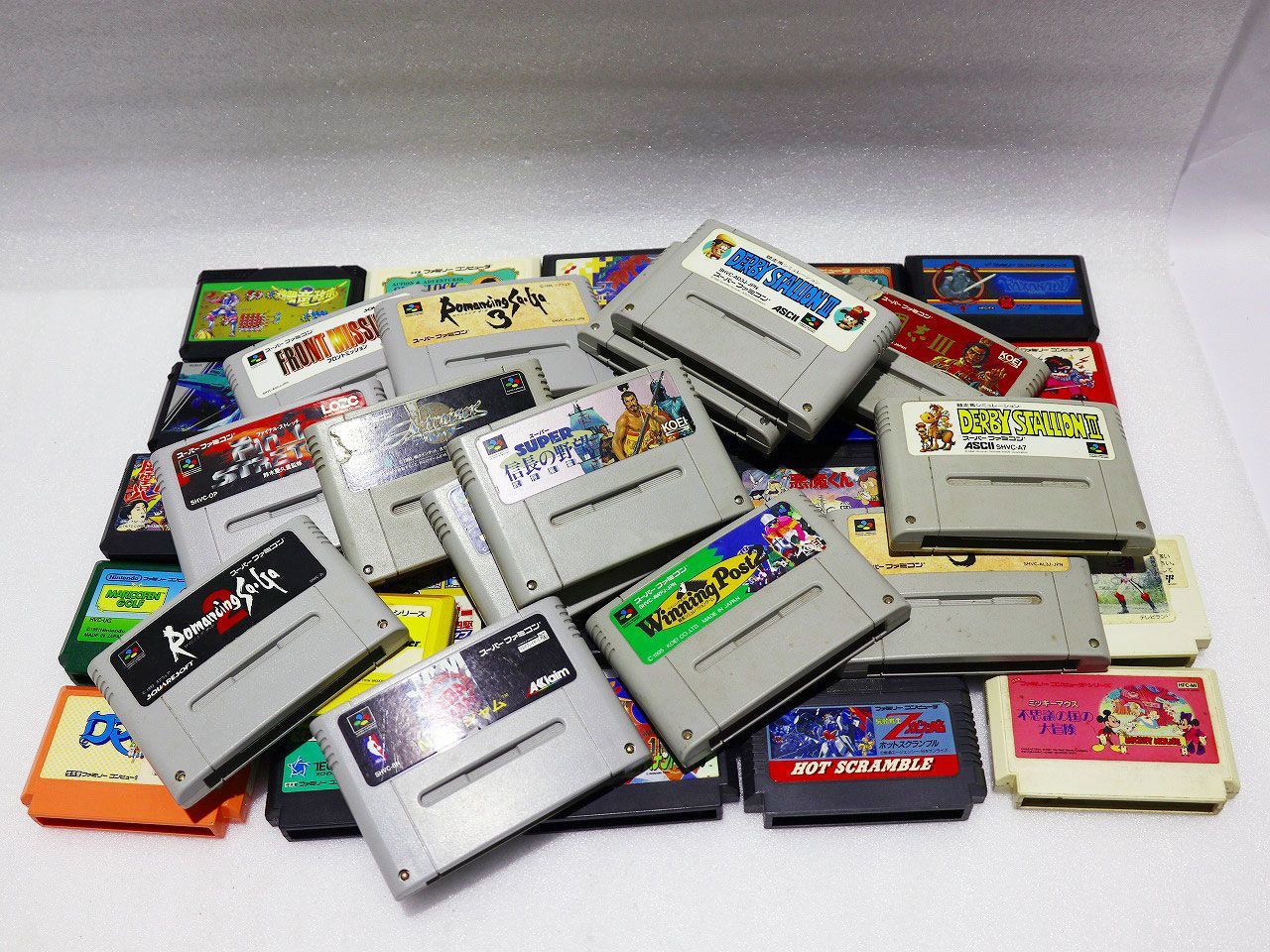 SFC いろいろ中古 質Banana】中古! ファミコン/スーパーファミコンソフト 31本まとめ売り