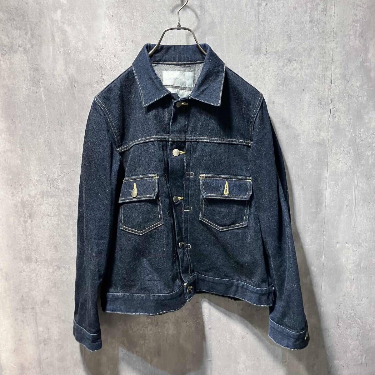 メンズ 20AW FUMITO GANRYU デニムジャケット インディゴ FU3-BL-101 