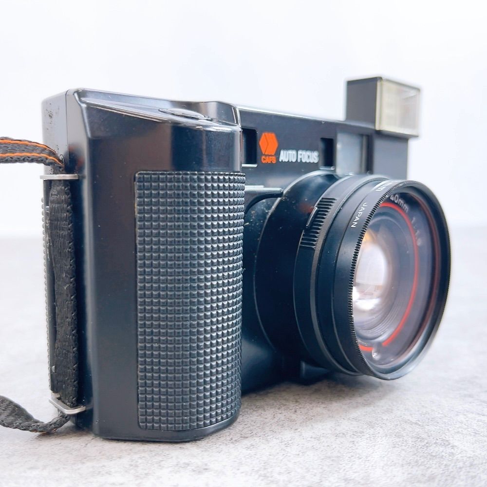 H-503 Canon AF35 ML コンパクトフィルムカメラ ブラック 動作品