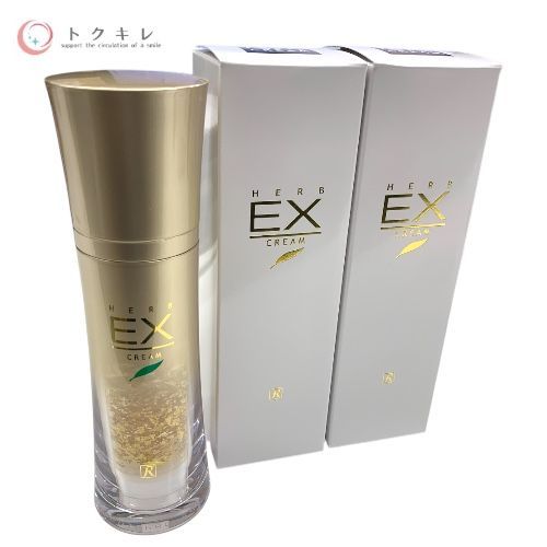 トクキレ】ロイヤル化粧品 ロイヤルハーブ EXクリーム 50g (純金箔入