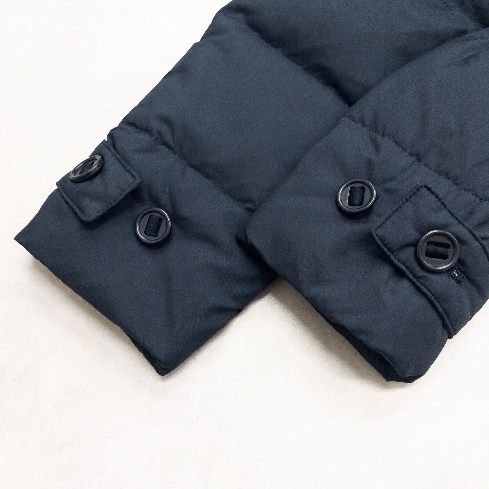 theory セオリー ダウンコート ロング フード ポリエステル ネイビー