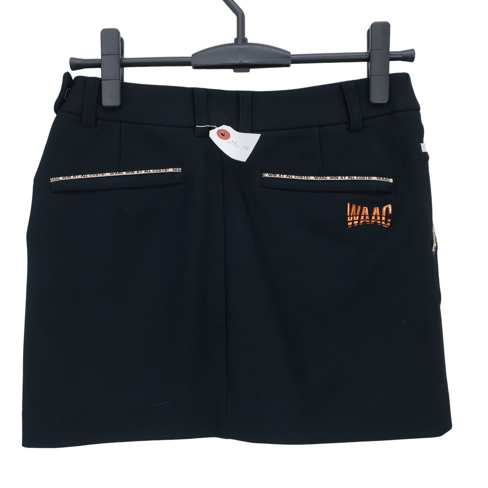 WAAC ワック スカート ブラック レディース 美品】WAAC(ワック) スカート 黒 レディース 1 WWKCW20701 ゴルフ