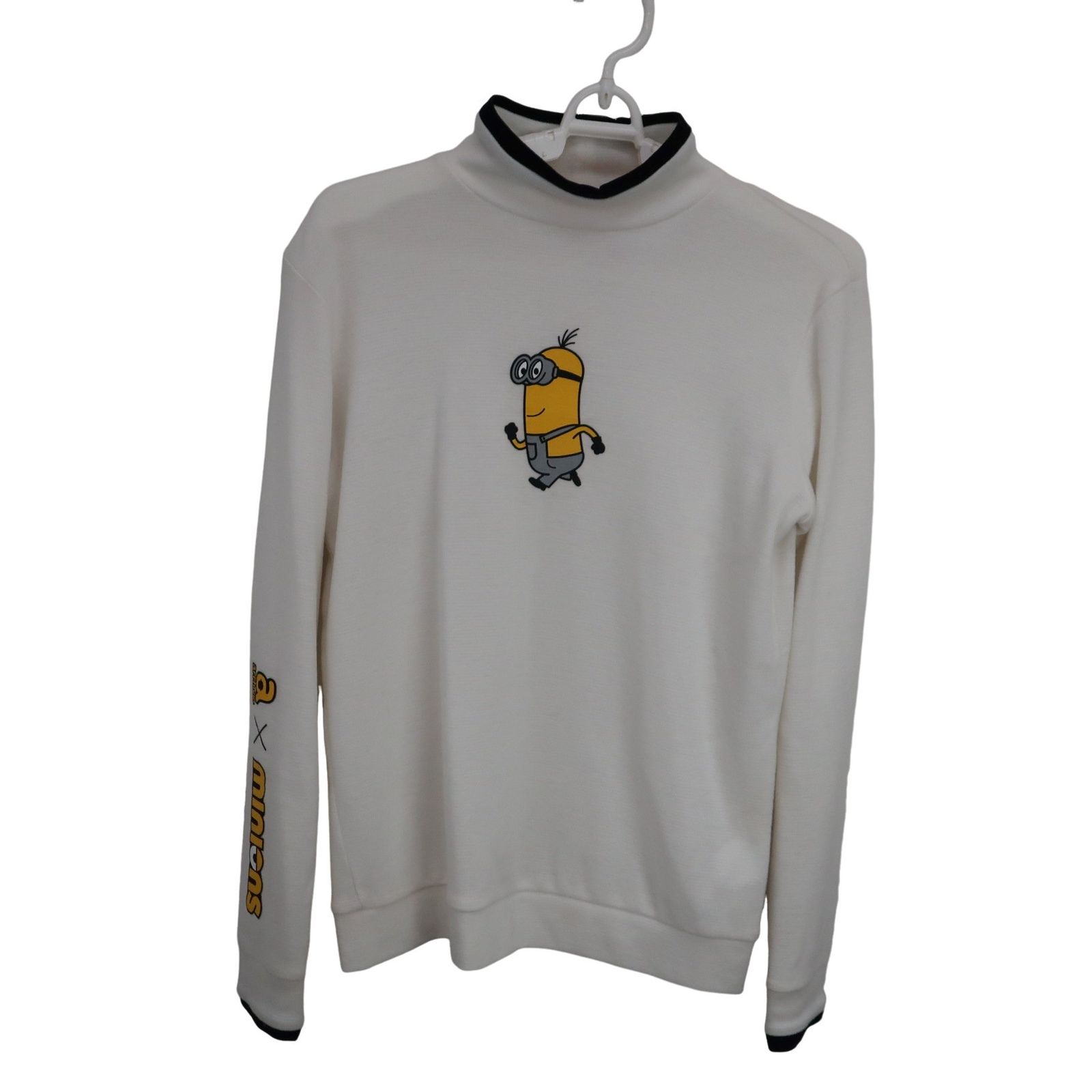 美品】archivio(アルチビオ) モックネックシャツ 白 ミニオンコラボ