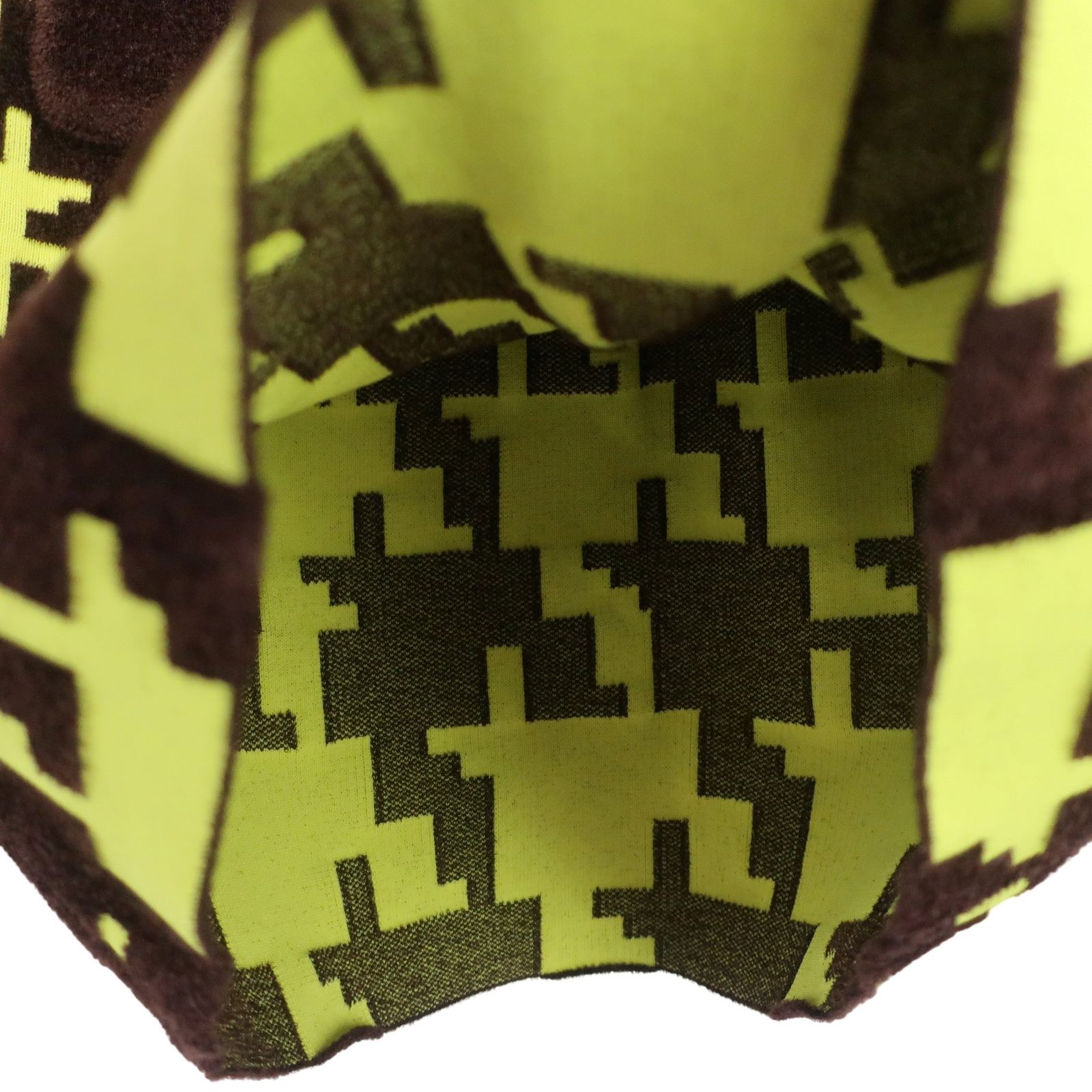 美品】archivio(アルチビオ) スカート イエロー×ブラウン レディース