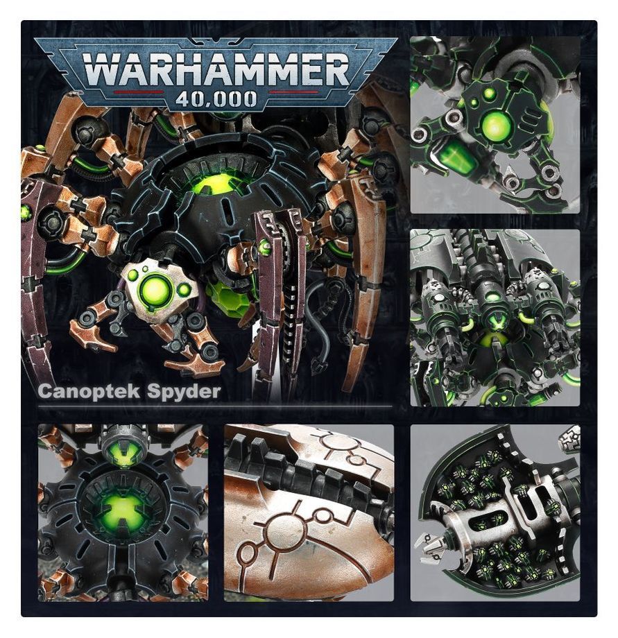 WH40K：ネクロン：カノプテック・スパイダー：ウォーハンマー40,000