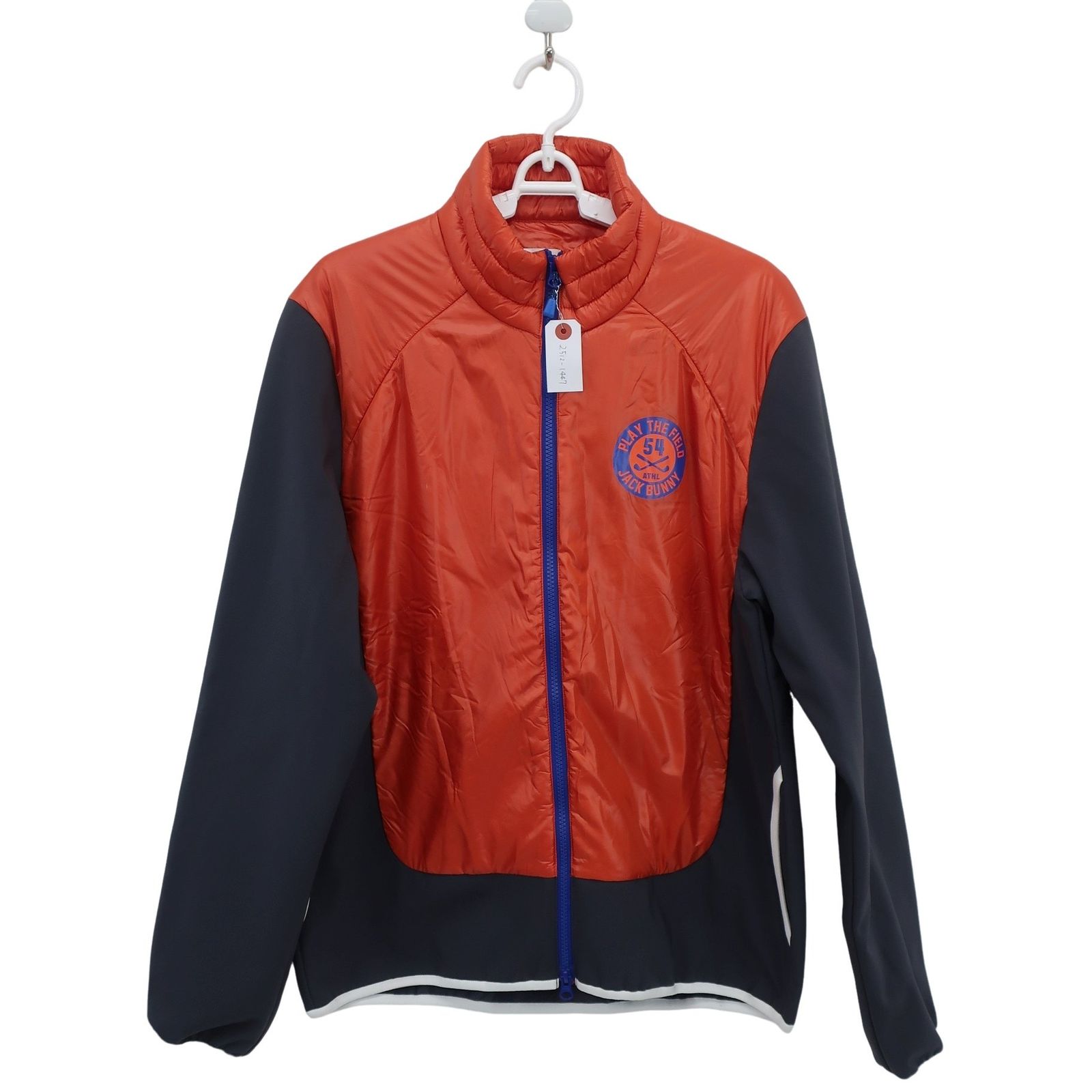 美品】Jack Bunny(ジャックバニー) ナイロンブルゾン オレンジ メンズ