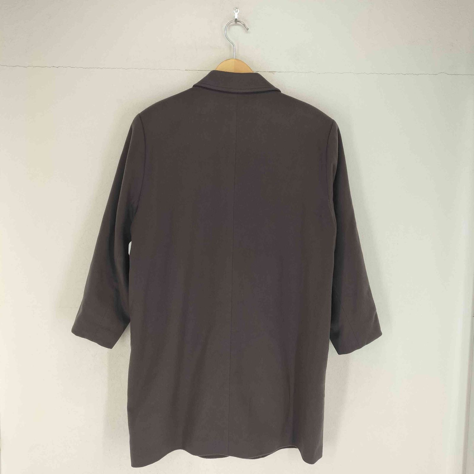 ユーズドフルギ USED古着 pure cashmere カシミヤ100ダブルチェスター