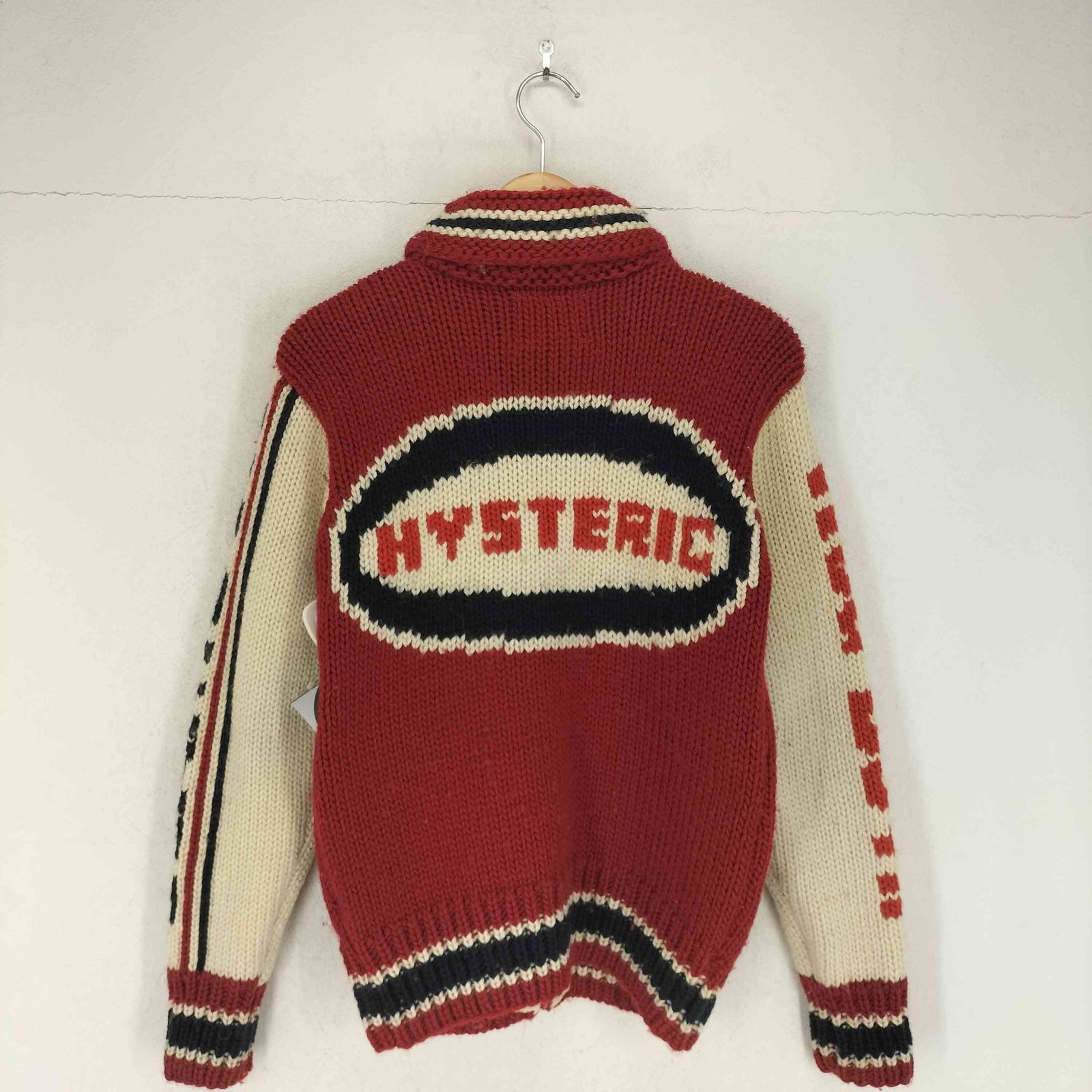ヒステリックグラマー HYSTERIC GLAMOUR 69 RED DEVIL カウチンニット